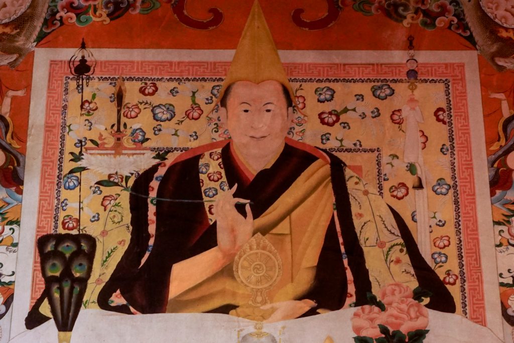 …the current one, Tenzing Gyatso—the 14th Dalai Lama
