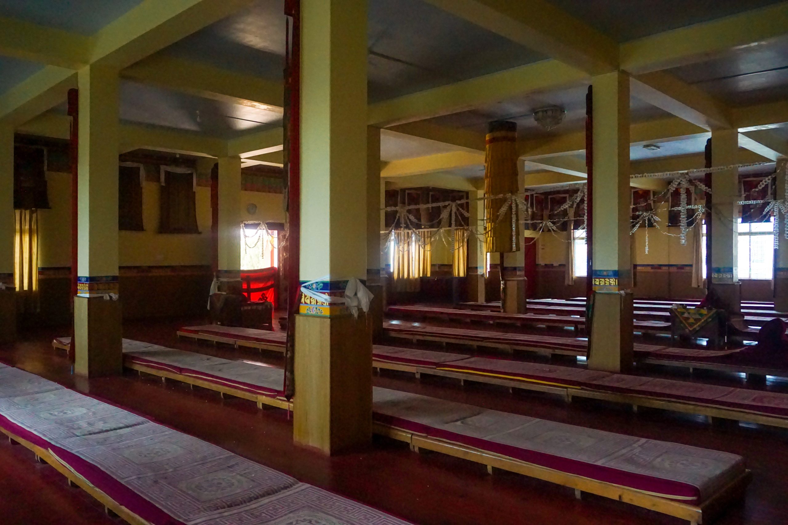 GRL’s prayer hall was the largest I had seen during my trip.