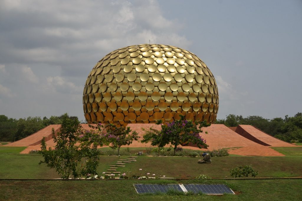 The Matrimandir.