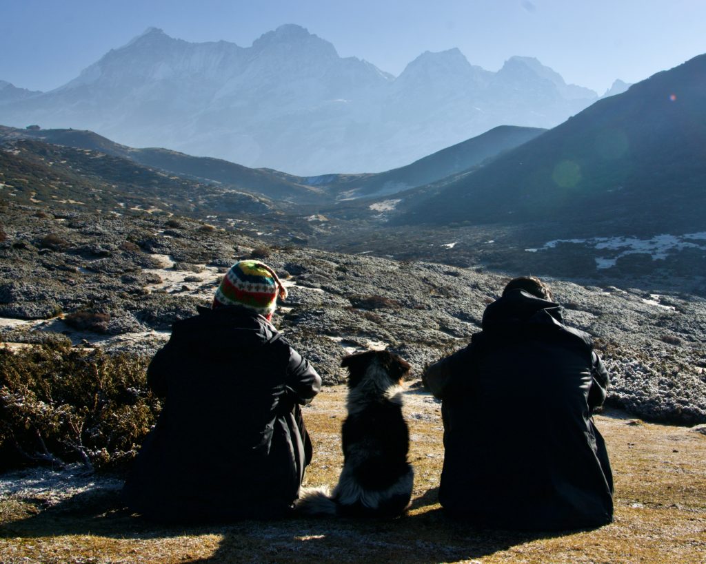 Oreo sandwiched between Mayank and Virul.