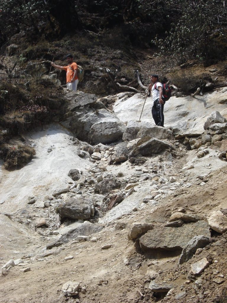 Just to reinforce the idea of &ldquo;a steep gradient&rdquo;.