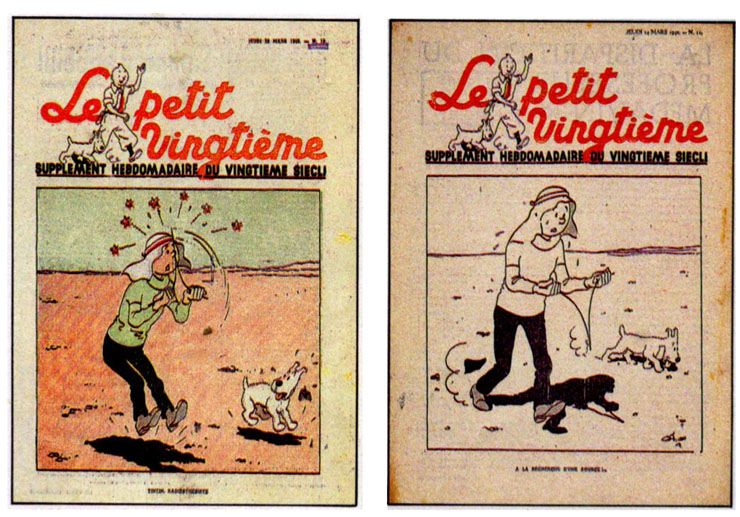 Le Petit Vingtieme full page spreads.