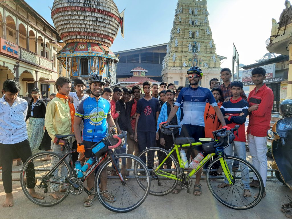 Kids surrounded us, as if we were some kind of aliens!