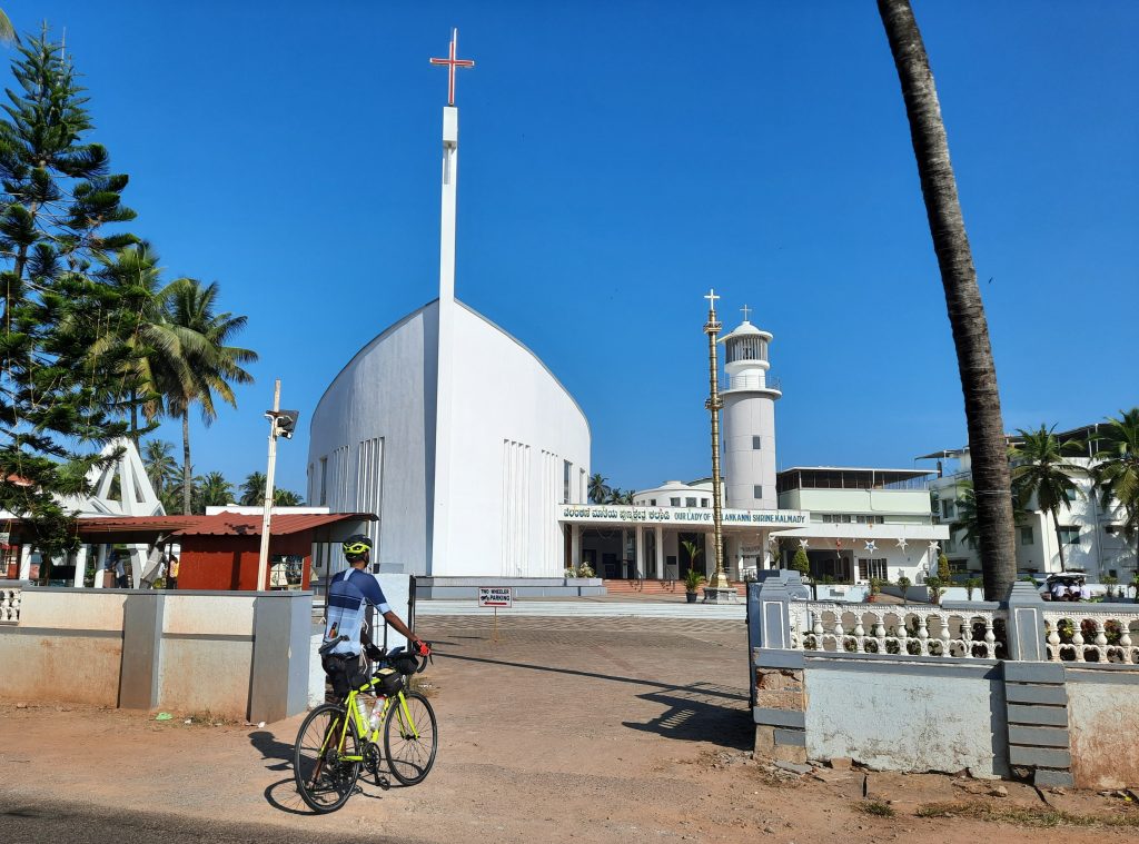 Stella Mary&rsquo;s Church en route to Malpe.