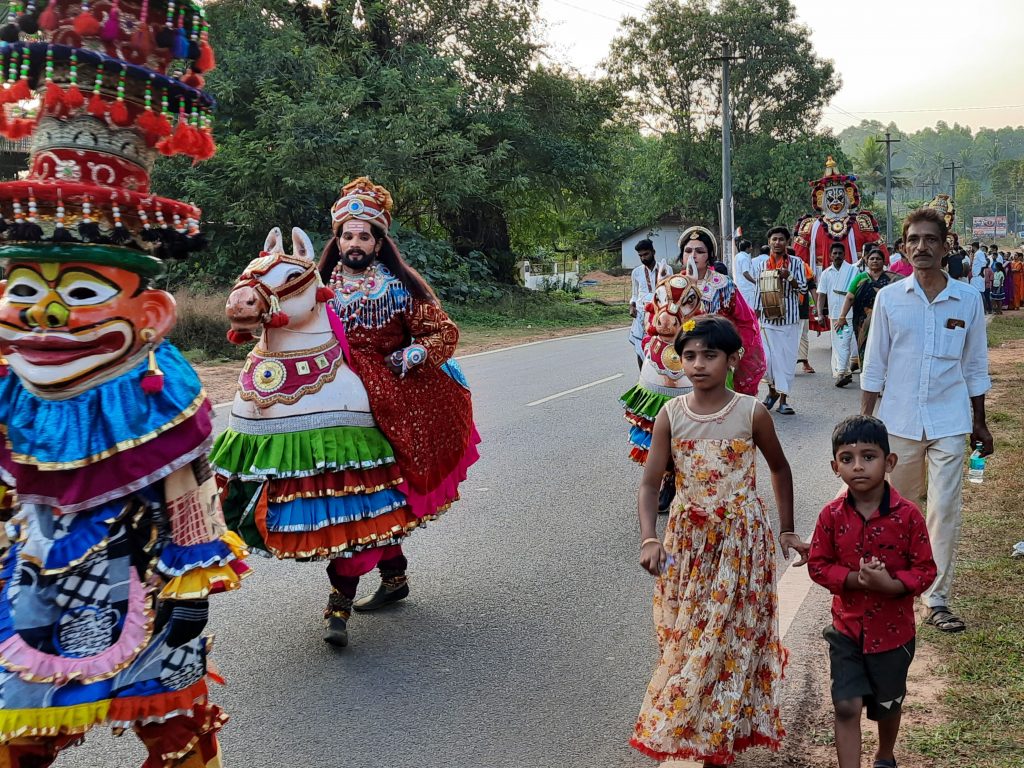 A Jain procession.