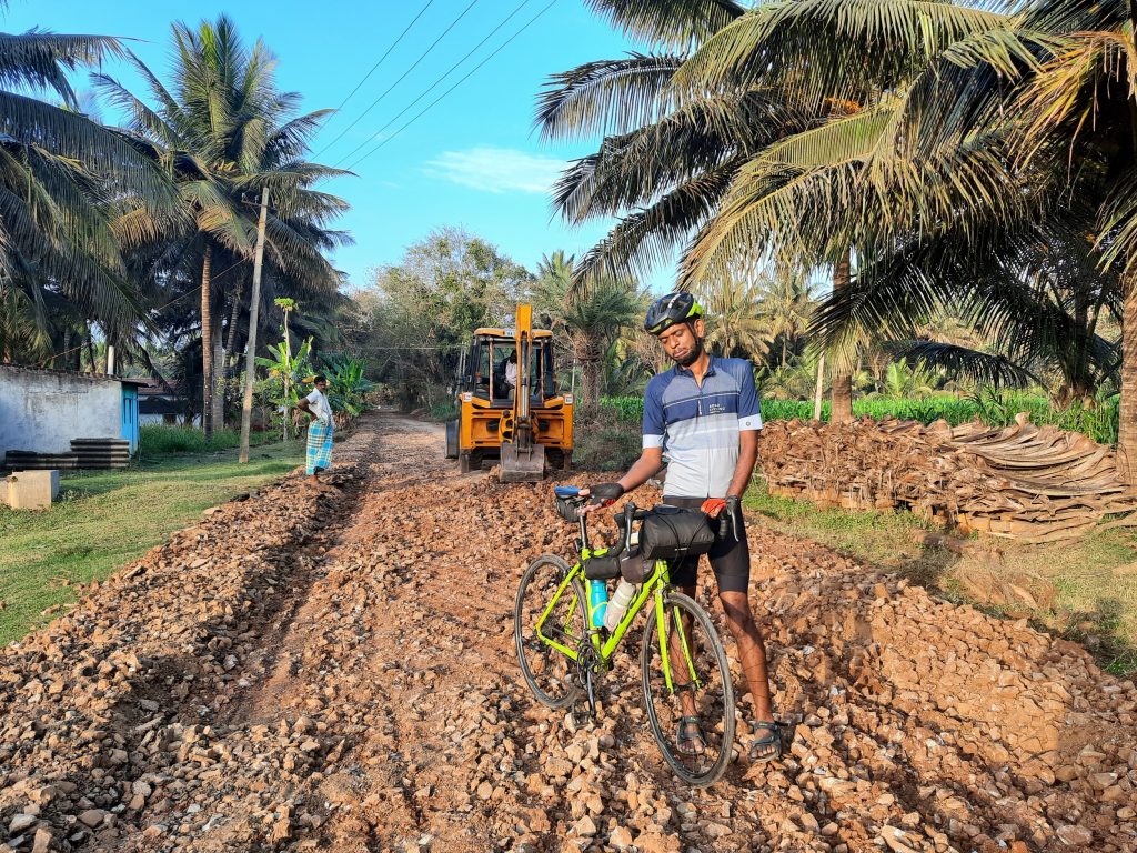 Mittal&rsquo;s expression tells a lot about the condition of the roads. Well, not that you can&rsquo;t see them.