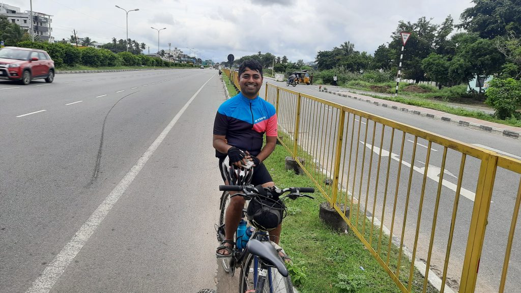 Stopping at Krishnagiri.