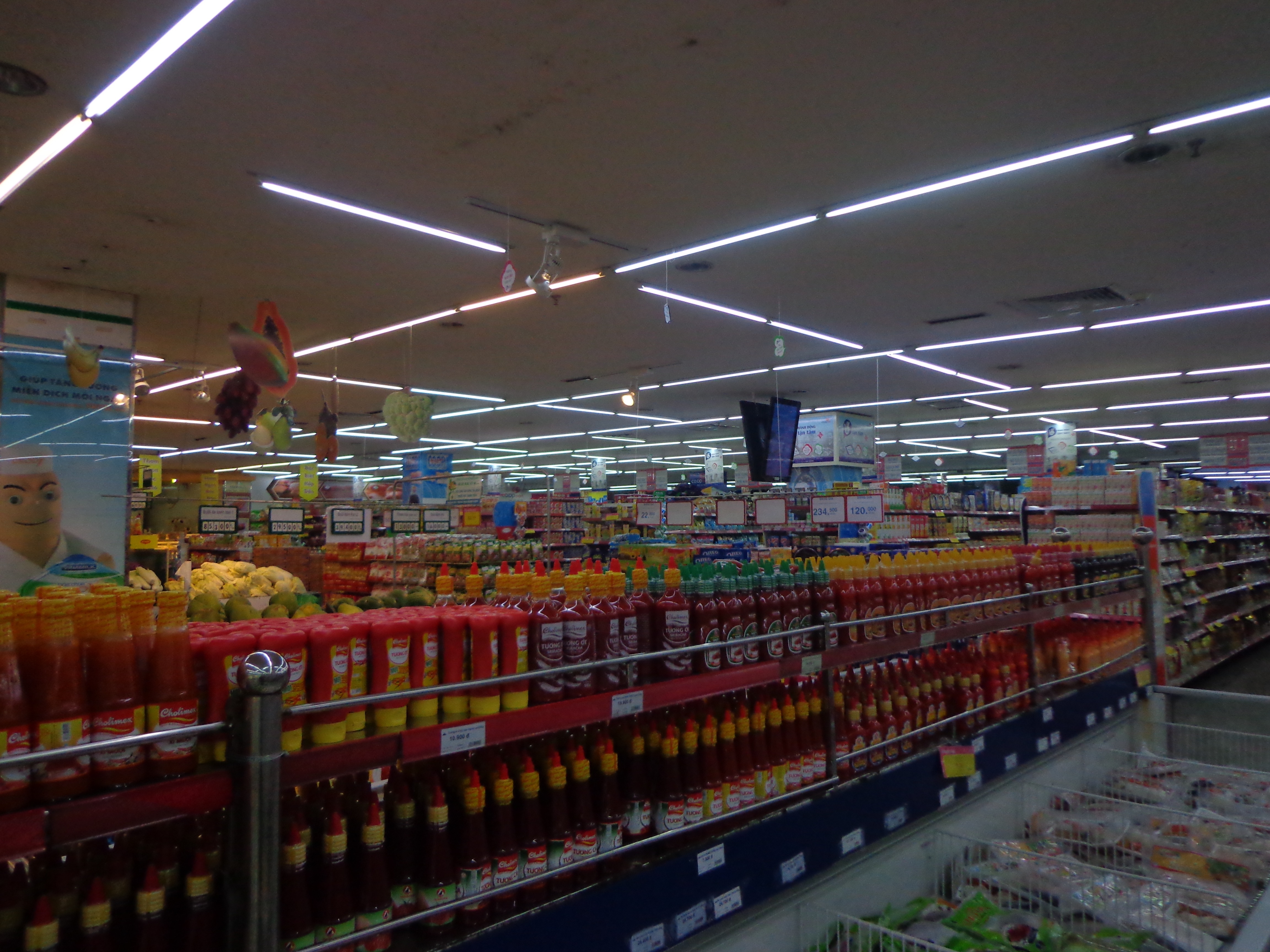 The co-operative supermarket in Hue isn’t much different from those in Bangalore.