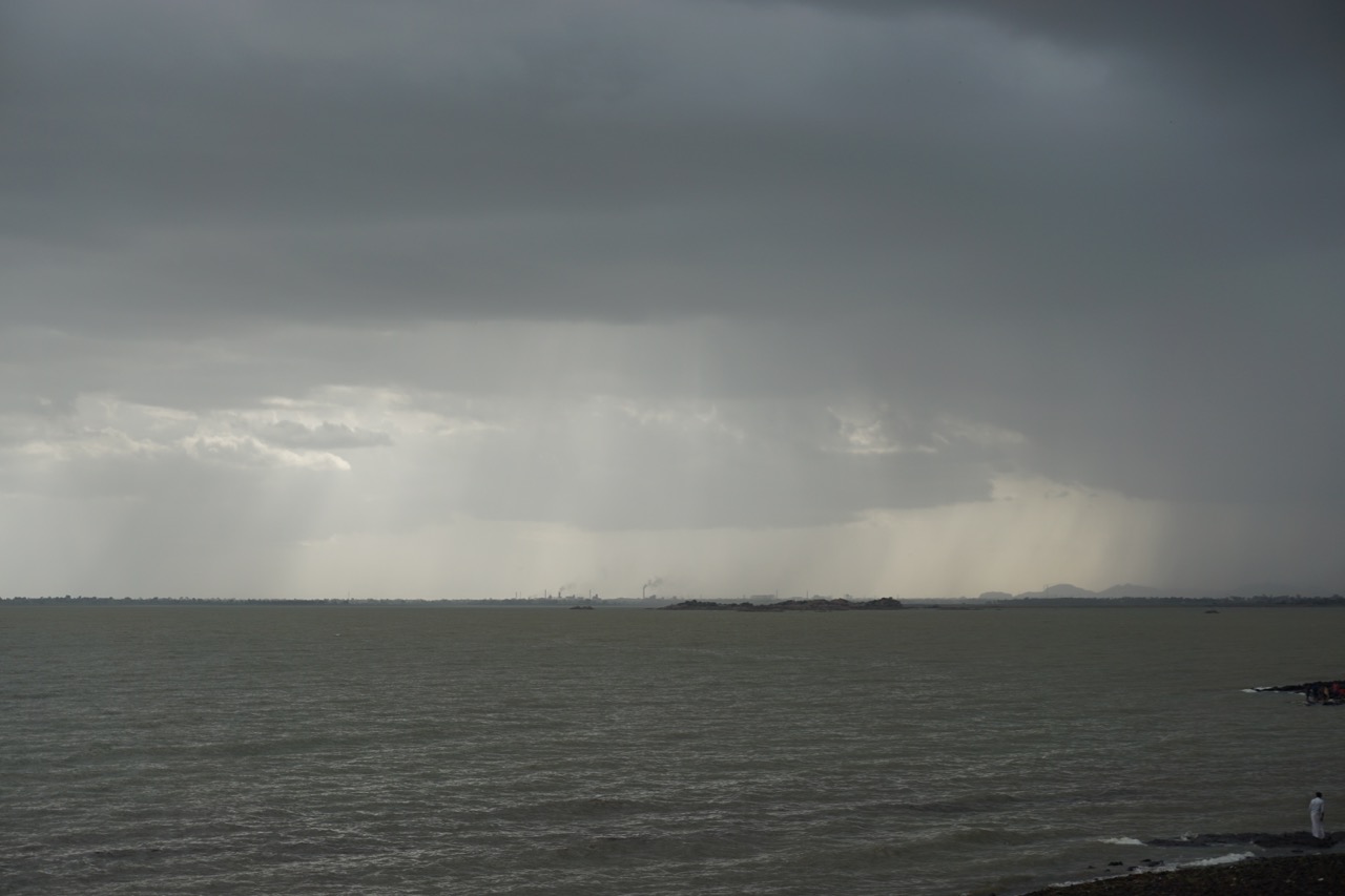 This is the reservoir as seen from the dam.