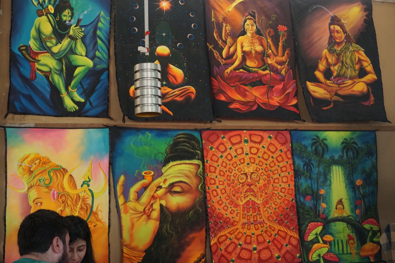 Psychedelic artwork isn&rsquo;t far behind. The third poster on the second row is a copy of Oversoul by Alex Grey. It is from the same series of paintings that are used in Tool&rsquo;s 10,000 days artwork.